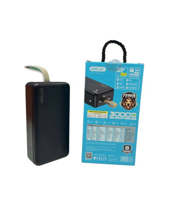 Power Bank GERLAX P3YB 30000 mAh - Image 4
