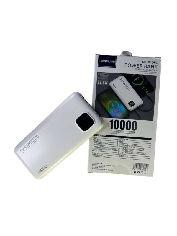 Power Bank HEPU HP207 10000 mAh 22,5W - Image 3
