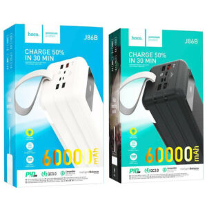 POWER BANK HOCO J86B (60000 mAh) PD20W-QC3.0