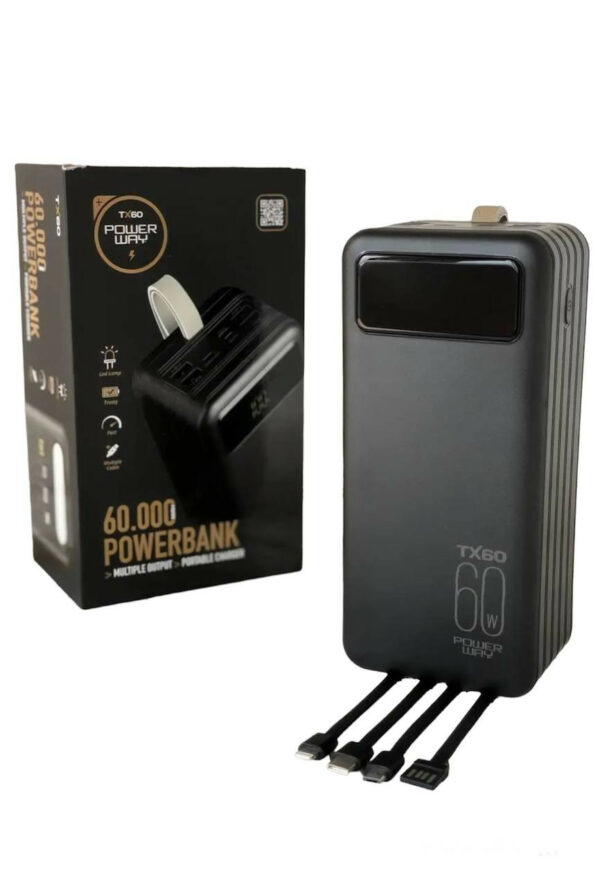 Power Bank POWERWAY TX-60 60000 mAh