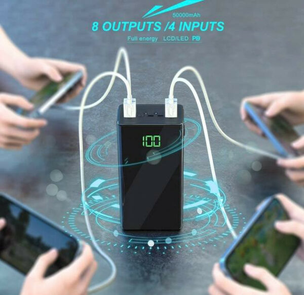 Power Bank PZX-V50 50000 mAh 22.5W - Image 6
