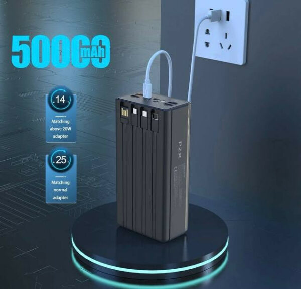 Power Bank PZX-V50 50000 mAh 22.5W - Image 7