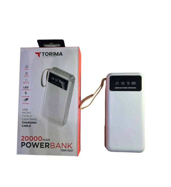 Power Bank TORIMA TRM-1021 20000 mAh - Image 2