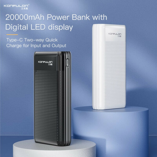 Power Bank KONFULON A30 20000 mAh 15W - Image 2