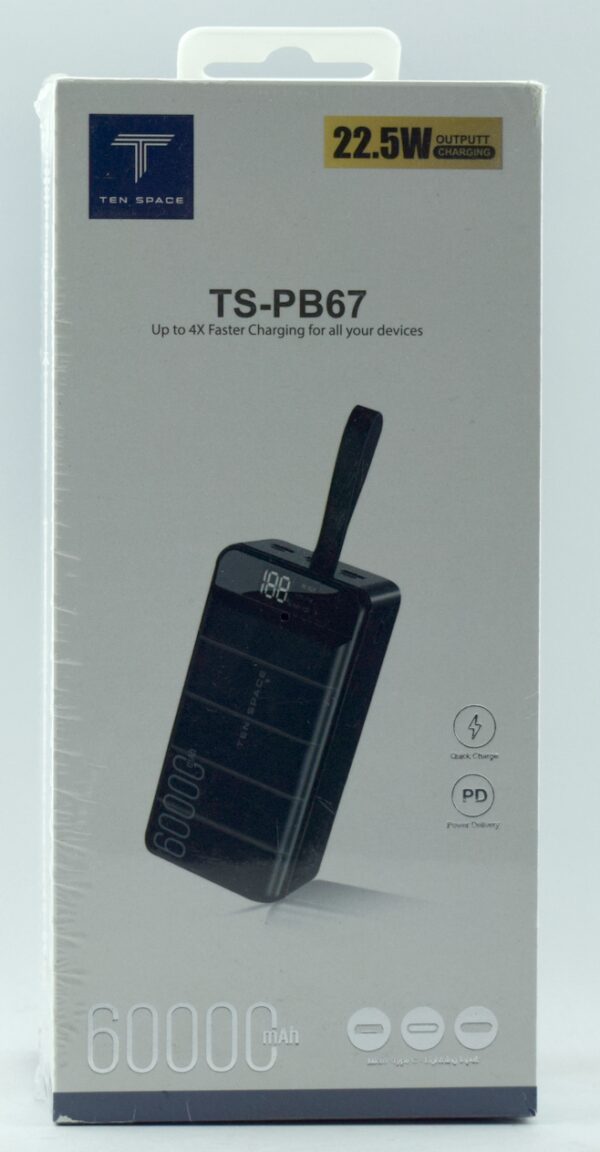 Power Bank TEN SPACE TS-PB67 60000 mAh 22.5W