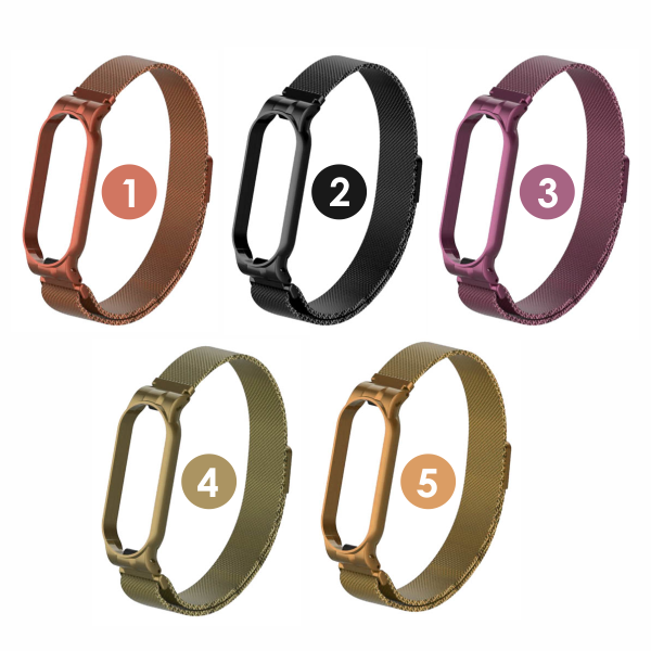 Ремешки для Xiaomi Mi Band5/Mi Band4 Metal (Миланская петля) - Image 2