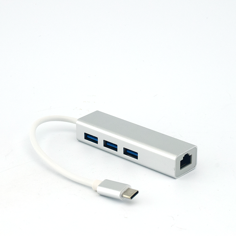 Type-C HUB 3Port+RJ45 1000mb
