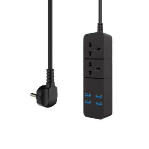 Сетевой удлинитель IQ POWER TB-T07(2m)-4USB+2розетки 2500W 3.1A
