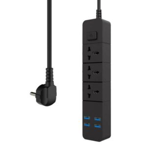 Сетевой удлинитель IQ POWER TB-T08(2m)-4USB+3розетки 2500W 3.1A
