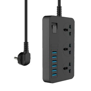 Сетевой удлинитель IQ POWER TB-T09(2m)-6USB+3розетки 2500W 3.1A
