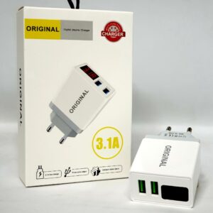 СЗУ CHARGER 2USB 3.1A+LCD