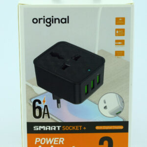 СЗУ CHARGER 3USB+Европереходник 6A