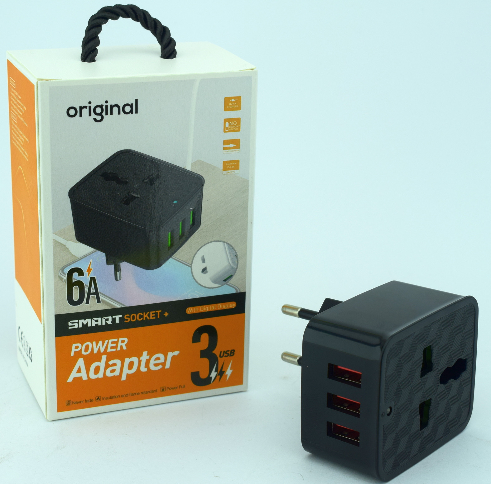 СЗУ CHARGER 3USB+Европереходник 6A - Image 2