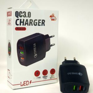 СЗУ CHARGER PKG025 QC3.0 2USB LED
