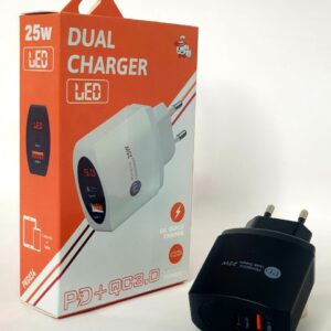 СЗУ CHARGER PKG034 PD+ QC3.0 25W LED