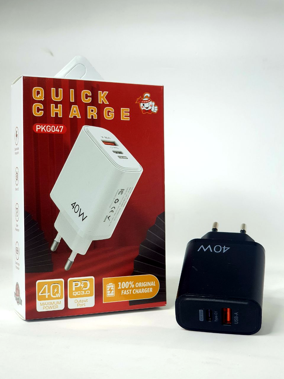 СЗУ CHARGER PKG047 40W PD QC3.0