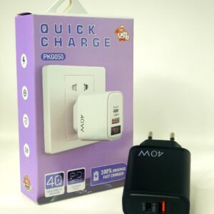 СЗУ CHARGER PKG050 40W PD QC3.0 LED