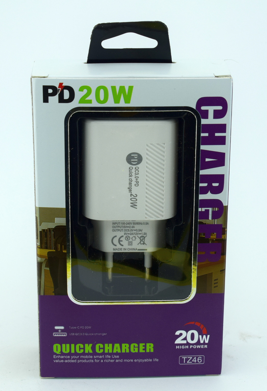 СЗУ CHARGER TZ46 PD QC3.0 20W