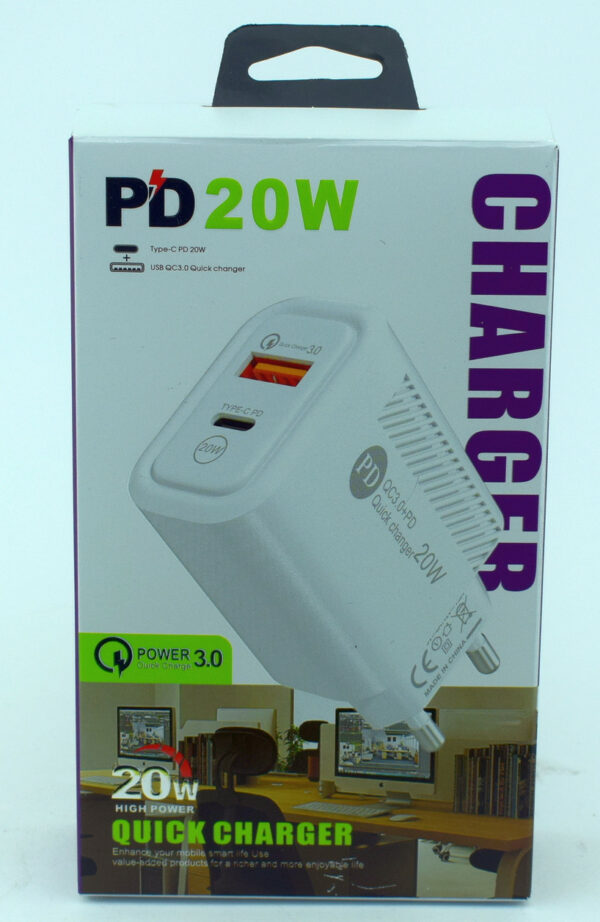 СЗУ CHARGER TZ46 PD QC3.0 20W - Image 2