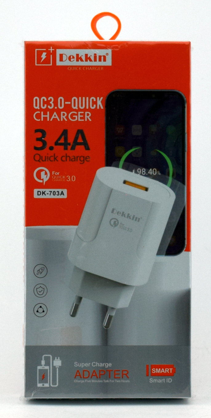 СЗУ DEKKIN DK-703A Micro 3.4A QC3.0