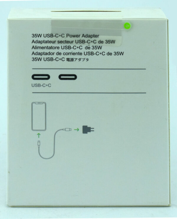СЗУ для iPhone 35W Dual C+C ORIGINAL в коробке - Image 2