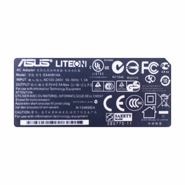 СЗУ для ноутбука Asus 9.5V2.5A (4.8*1.7) - Image 3