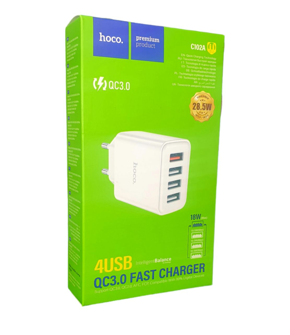 СЗУ HOCO C102A QC3.0 4USB