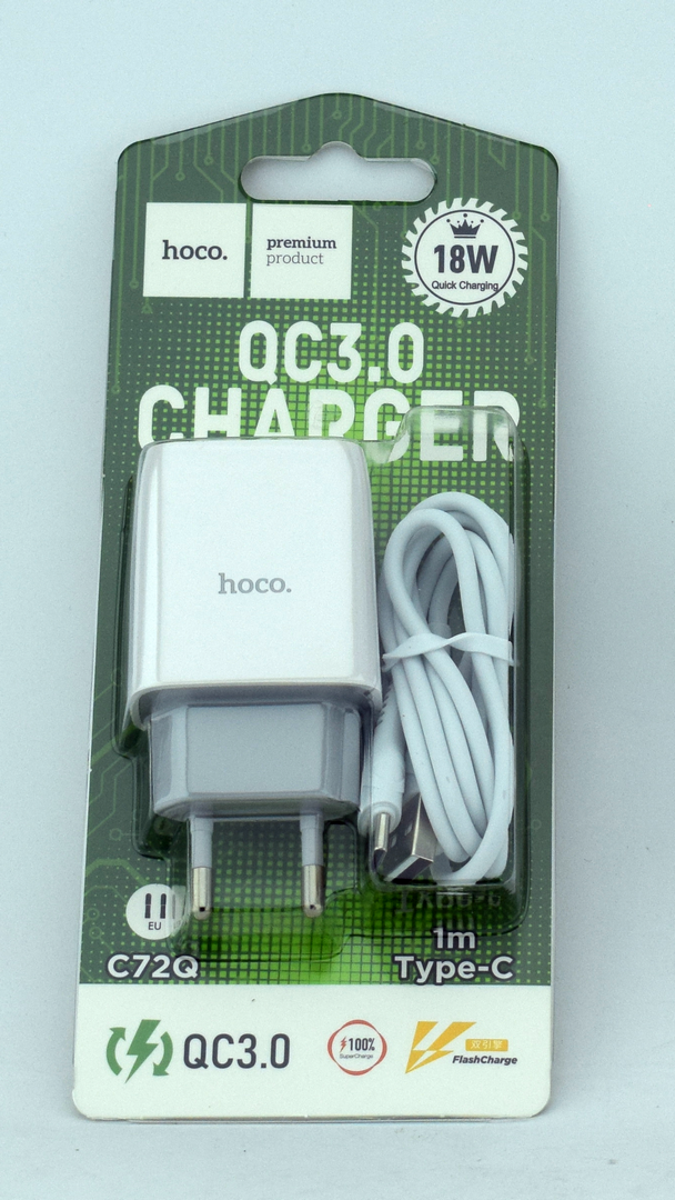 СЗУ HOCO C72Q 1USB 3.0A