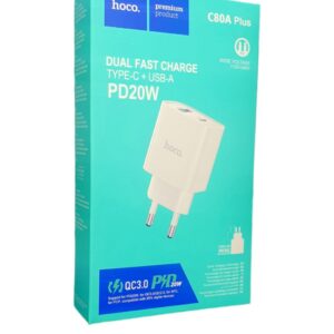 СЗУ HOCO C80A Plus PD20W+QC3.0