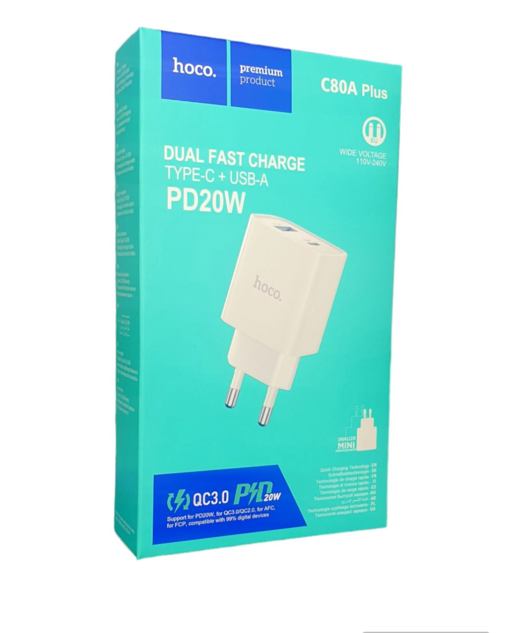 СЗУ HOCO C80A Plus PD20W+QC3.0