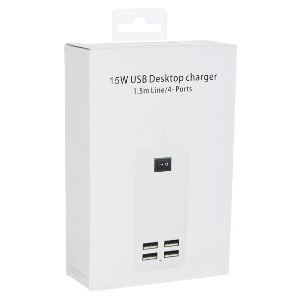СЗУ HUB на 4 USB 1.5m/15W - Image 2
