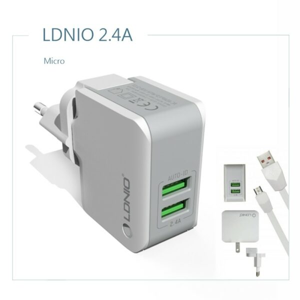 СЗУ LDNIO A2203 2USB 2.4A Micro - Image 2