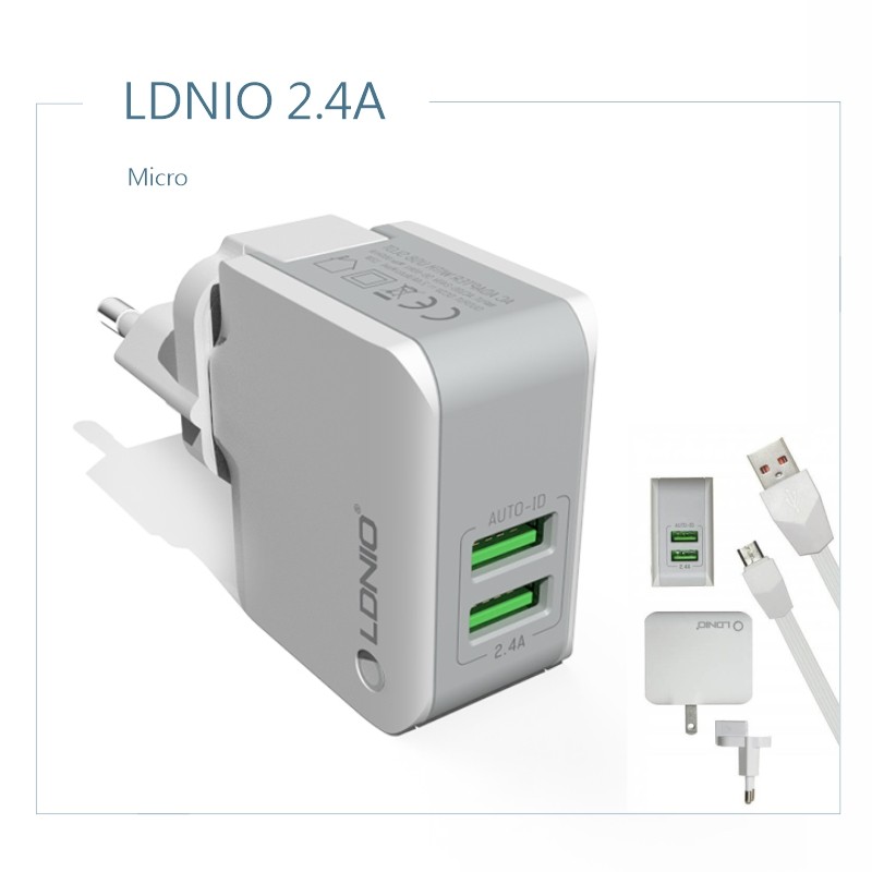СЗУ LDNIO A2203 2USB 2.4A Micro - Image 2