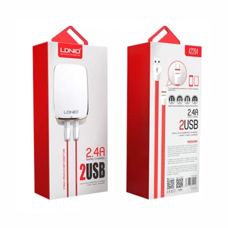 СЗУ LDNIO A2204 2USB 2.4A Micro
