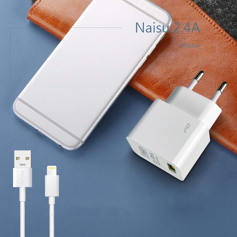 СЗУ NAISU NS-X8 1USB 2.4A iPhone - Image 2