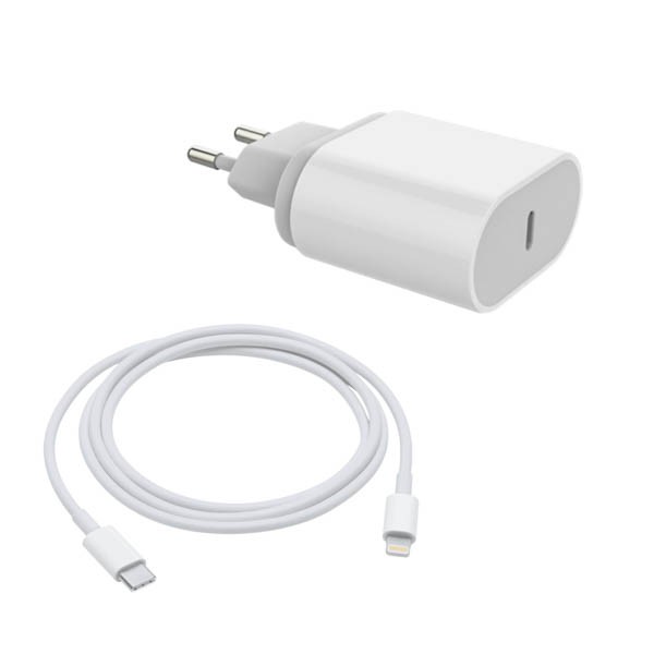 СЗУ USB-C iPhone12 20W 2в1 Original (в коробке)