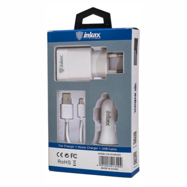 СЗУ USB inkax CD-43 3 в 1 Micro