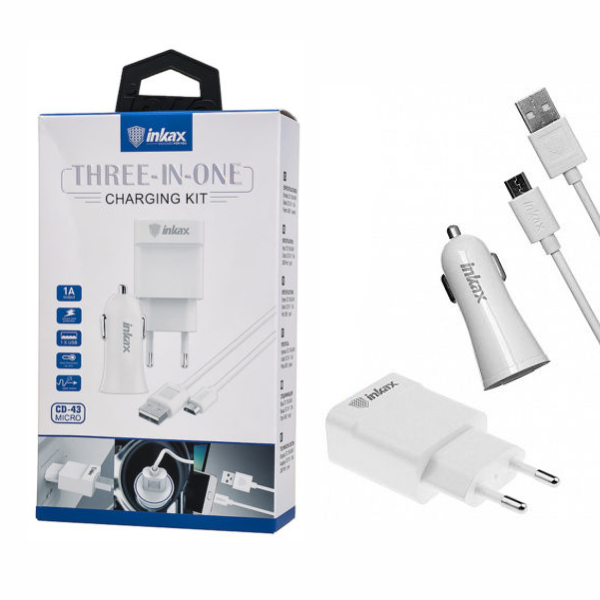 СЗУ USB inkax CD-43 3 в 1 Micro - Image 2