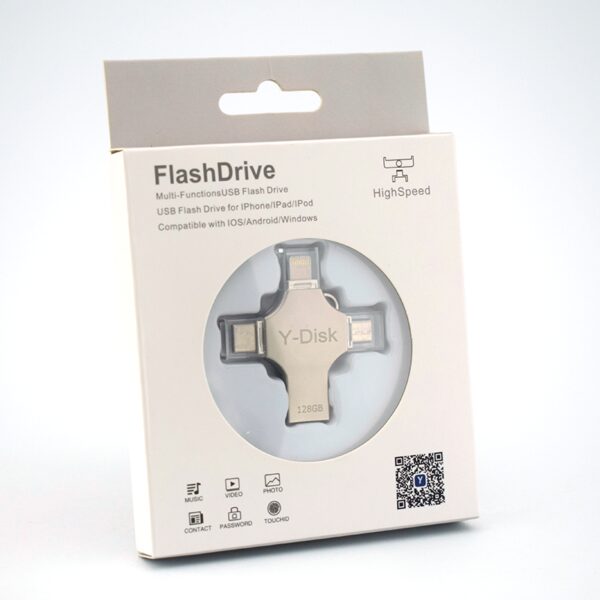 USB Flash Drive 3 в 1 128 Gb - Image 3