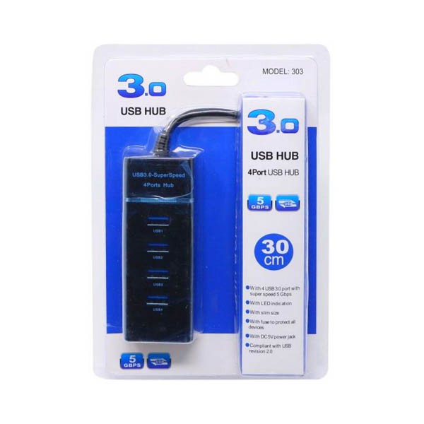USB HUB 4Port 3.0 (30cm) 303 - Image 2