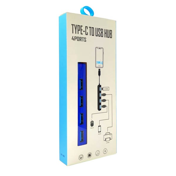 USB HUB 4ports KY-163 на Type-C - Image 4