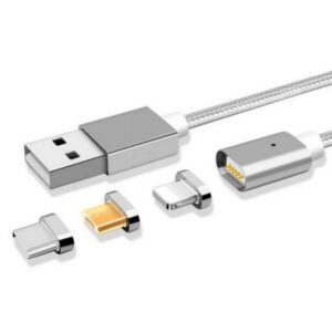 USB кабель G5 3в1 Micro-iPhone-Type-C магнитный