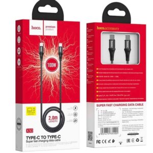 USB кабель HOCO X50 Type-C+Type-C 100W 2m