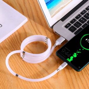 USB кабель с магнитами-фиксаторами iPhone