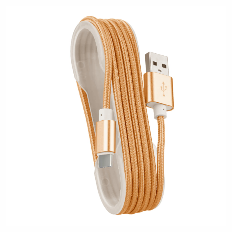 USB кабель в тканевой оплетке 1.5м Type-C - Image 3